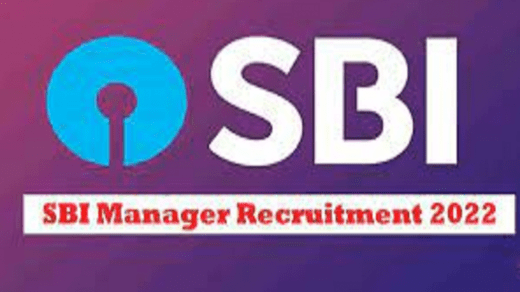 SBI Manager Recruitment 2022