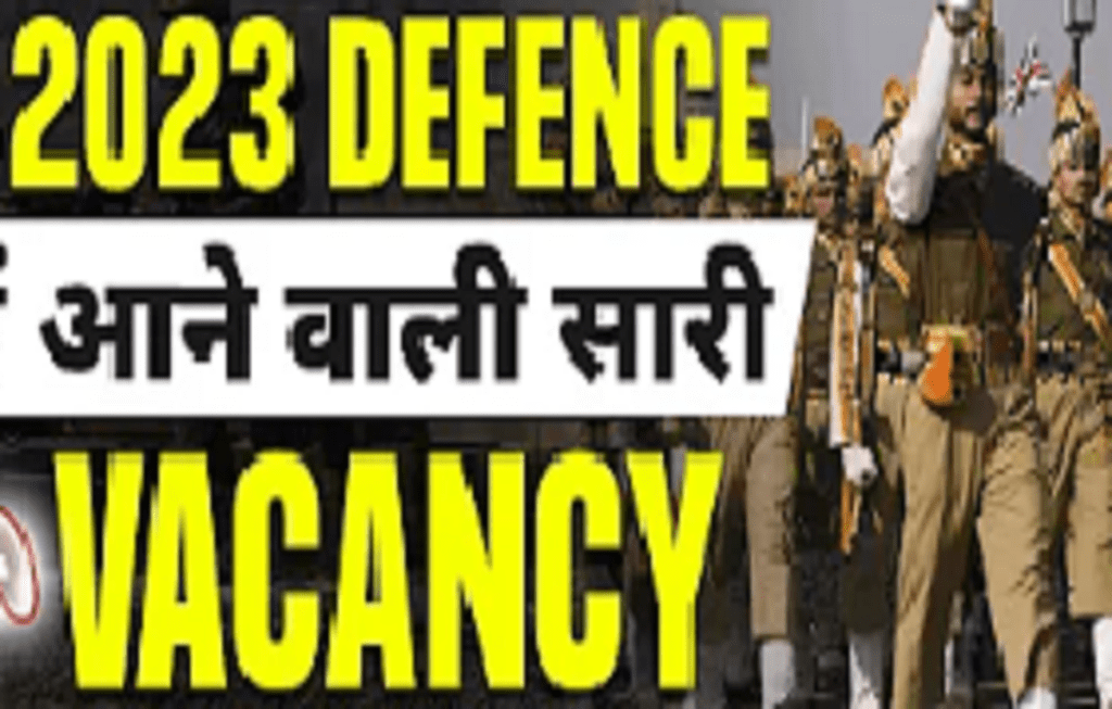 Defence Job Recruitment 2023