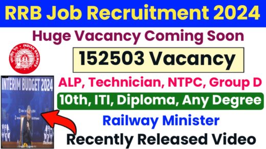 RRB Recruitment 2024 1.5 Lakh Vacancy for ALP NTPC Group D and Technician Post