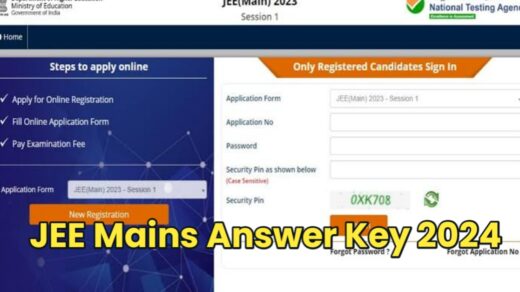 JEE Mains Answer Key 2024 Session-1